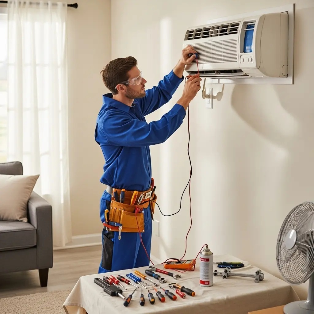 Güdül Kumtel Kumtel klima gaz dolumu ve bakım – Enerji verimliliği artırıldı. - Teknik servis örneği